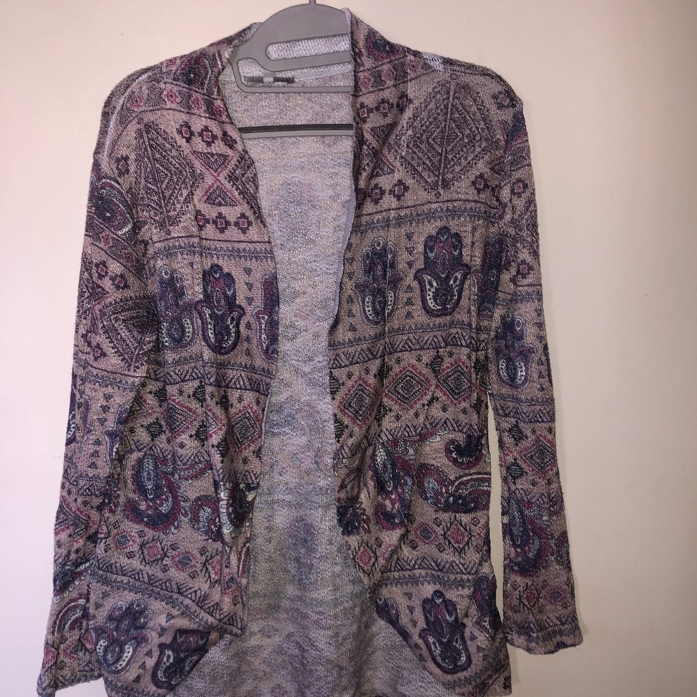 Printed Charlotte Russe cardigan